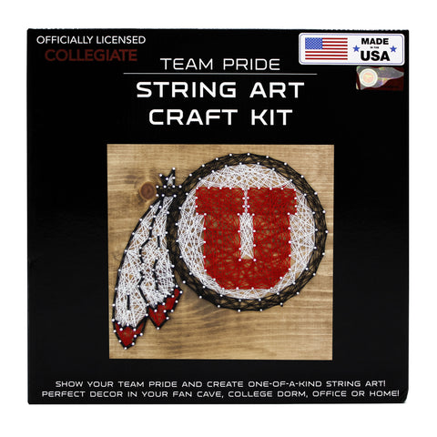 Utah Utes<br>String Art Craft Kit