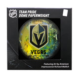 Vegas Golden Knights<br>Glass Dome Paperweight