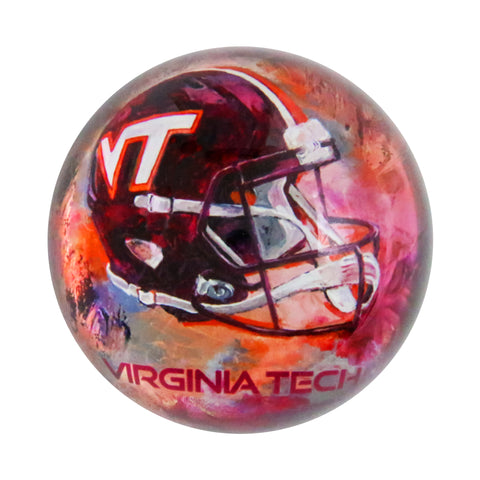 Virginia Tech Hokies<br>Glass Dome Paperweight