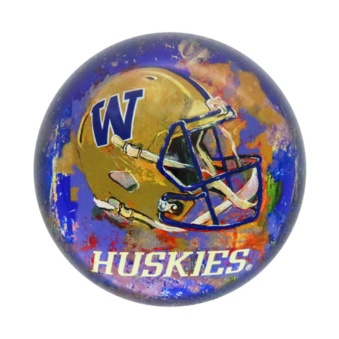 Washington Huskies<br>Glass Dome Paperweight