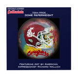 Washington State Cougars<br>Glass Dome Paperweight
