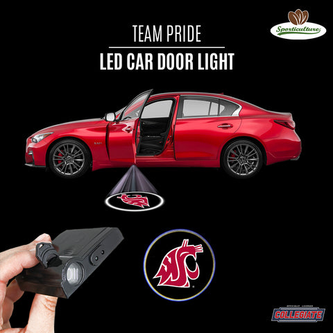 Washington State Cougars<br>LED Car Door Light