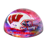 Wisconsin Badgers<br>Glass Dome Paperweight